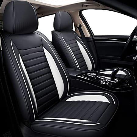 Black and white two-tone seats