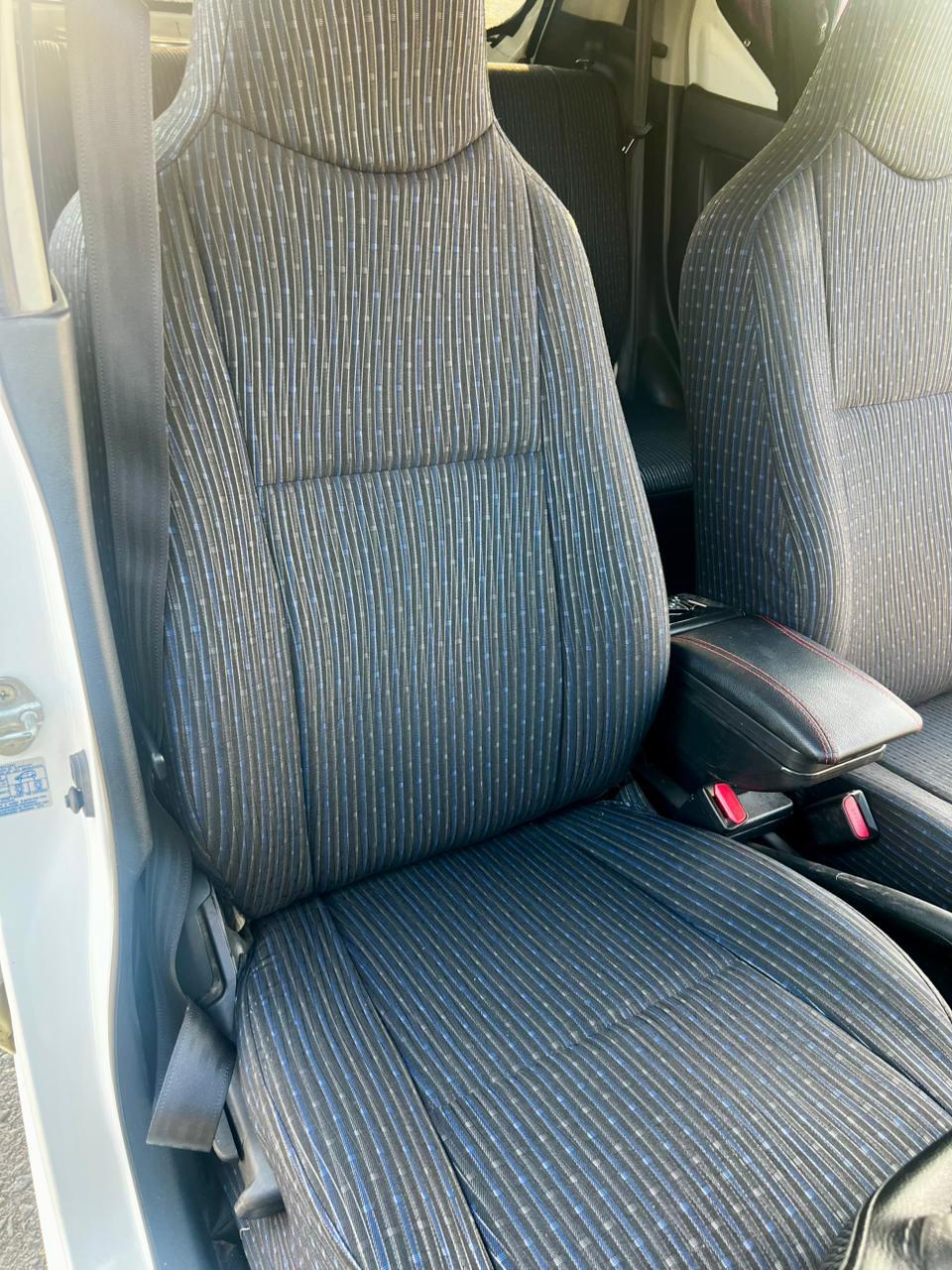 Car seats upholstery – pinstripe fabric